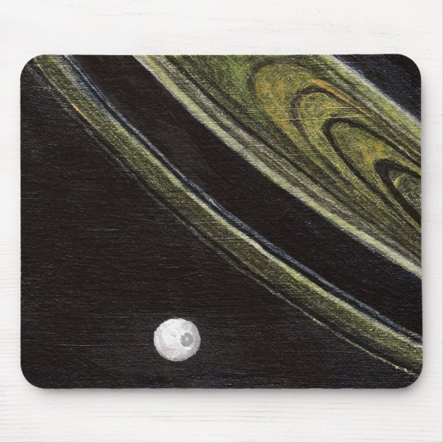 Saturn and Tethys mousepad (Front)