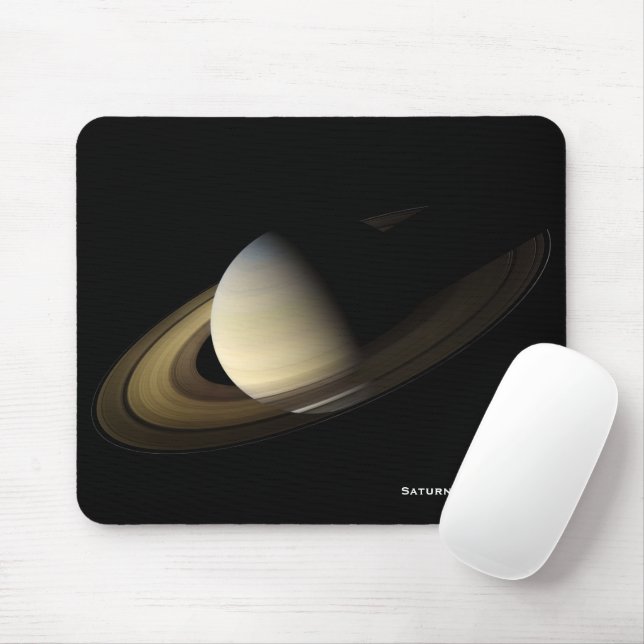 Saturn at Spring Equinox, Cassini-Huygens Mouse Mat (With Mouse)