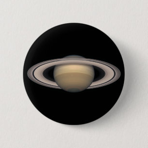 Saturn Button - Science Space Astronomy gift