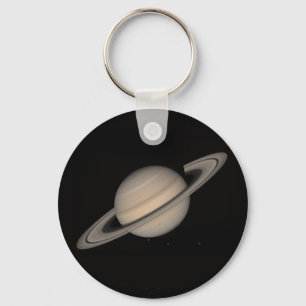 Saturn by Voyager 2 Key Ring