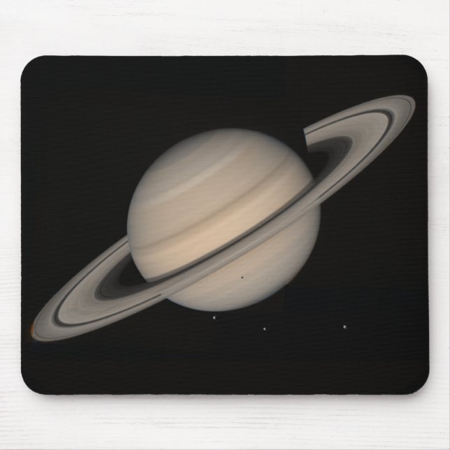 Saturn by Voyager 2 Mouse Mat (Front)