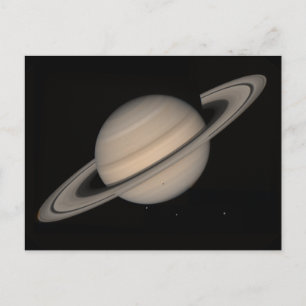 Saturn by Voyager 2 Postcard