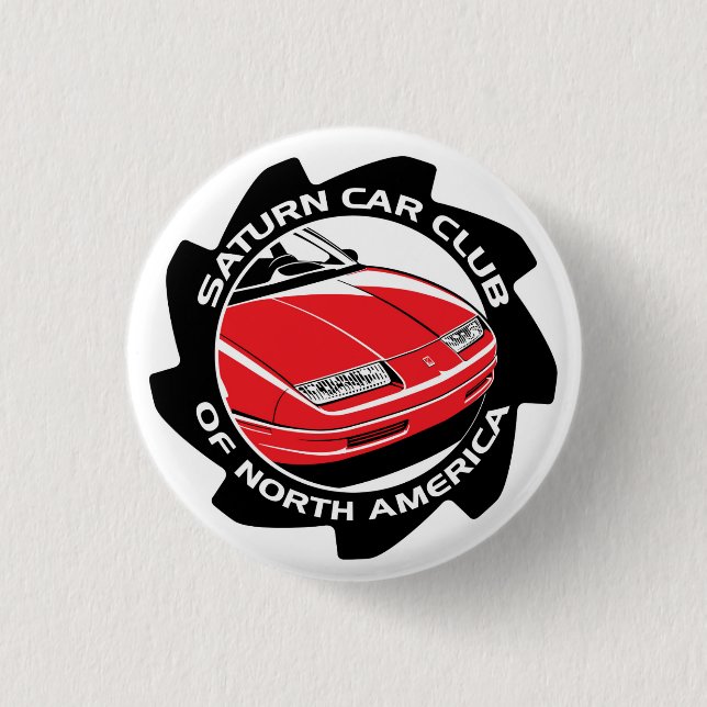 Saturn Car Club Button (Front)