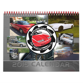 Saturn Car Club Custom Printed Calendar