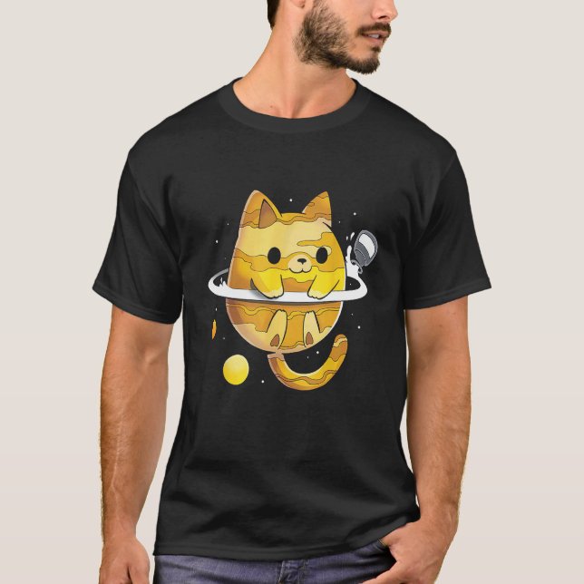 Saturn Cat T-Shirt (Front)