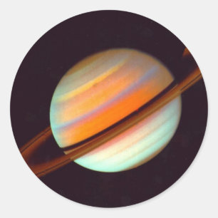 SATURN CLASSIC ROUND STICKER