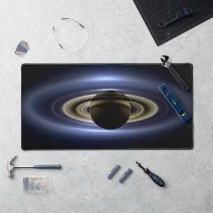 Saturn Eclipsed the Sun from Cassini Orbiter Desk Mat
