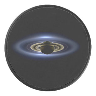 Saturn Eclipsed the Sun from Cassini Orbiter   Hockey Puck