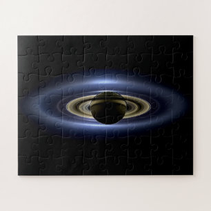 Saturn Eclipsed the Sun from Cassini Orbiter   Jigsaw Puzzle