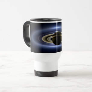 Saturn Eclipsed the Sun from Cassini Orbiter   Travel Mug