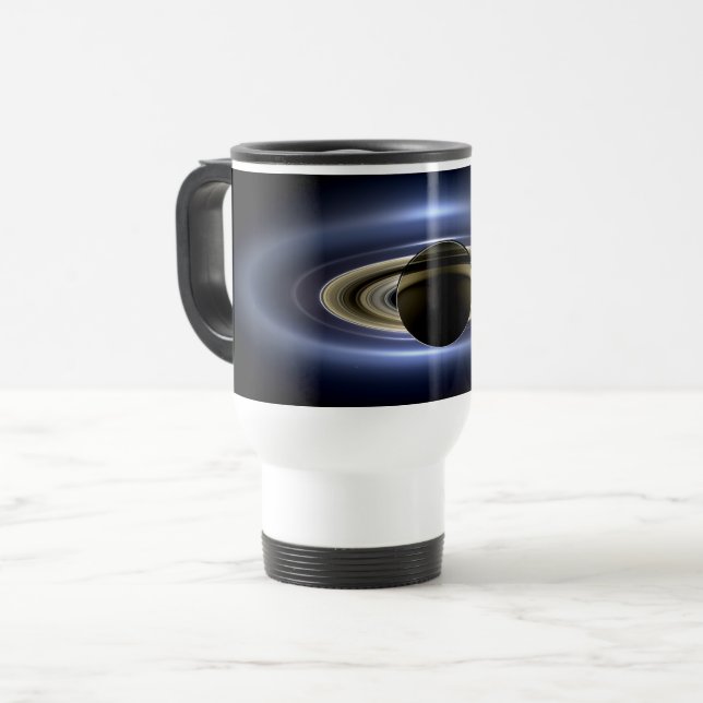 Saturn Eclipsed the Sun from Cassini Orbiter   Travel Mug (Front Left)