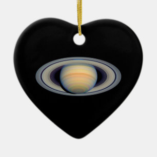 Saturn (Hubble Telescope) Ceramic Tree Decoration