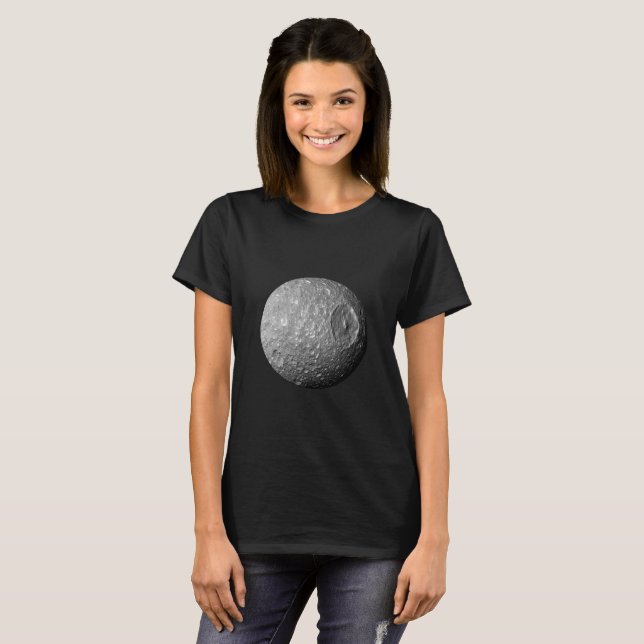 Saturn Moon Mimas T-Shirt (Front Full)