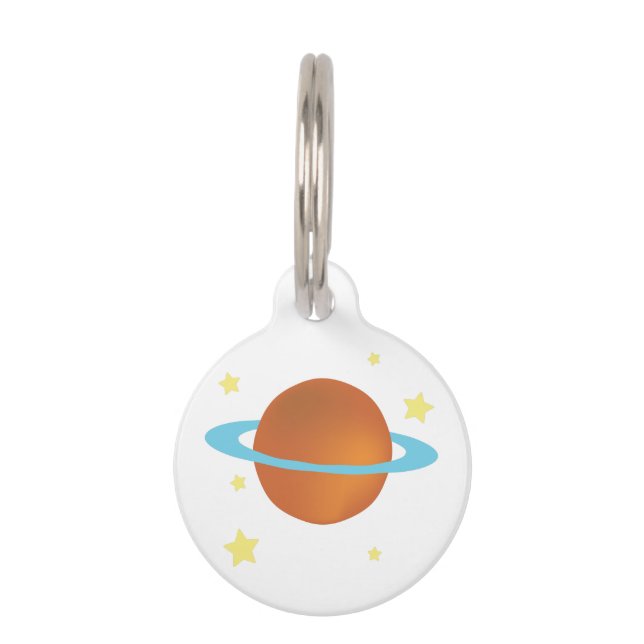 Saturn Pet Tag (Front)