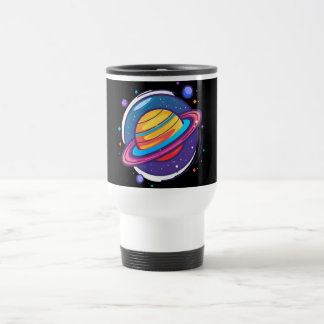 Saturn Planet Coffee Mug – Cosmic Design for Space