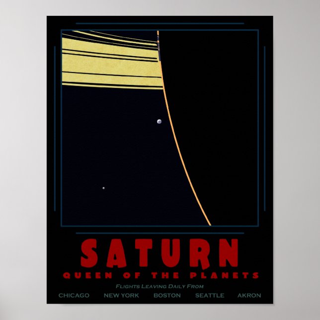 SATURN, Queen of the Planets Poster (Front)