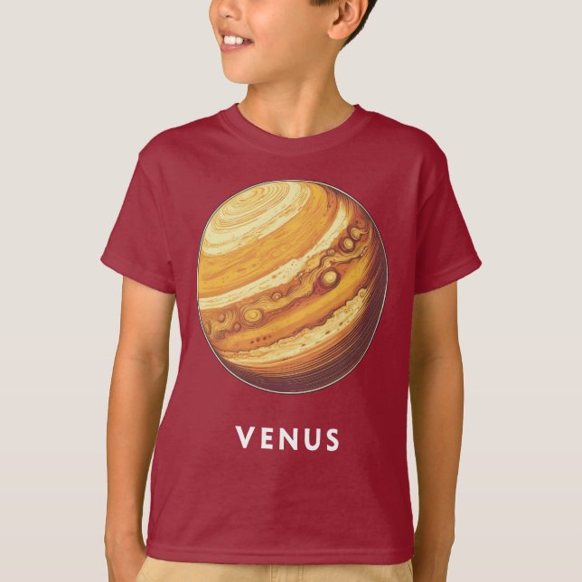 Saturn / Saturne - Classic Planet Tee T-Shirt (Front)