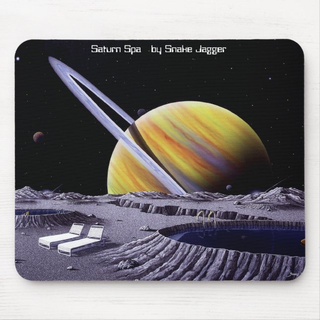 Saturn Spa Mouse Mat (Front)