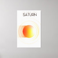 Saturn - The Ringed Planet Space Art.