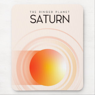 Saturn - The Ringed Planet Space Art. Mouse Mat