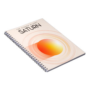 Saturn - The Ringed Planet Space Art. Notebook