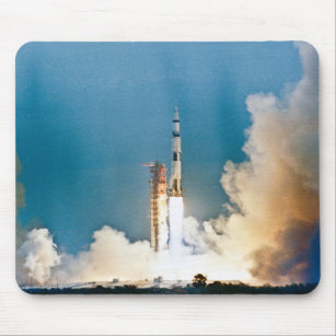 Saturn V Apollo Launch Mouse Mat