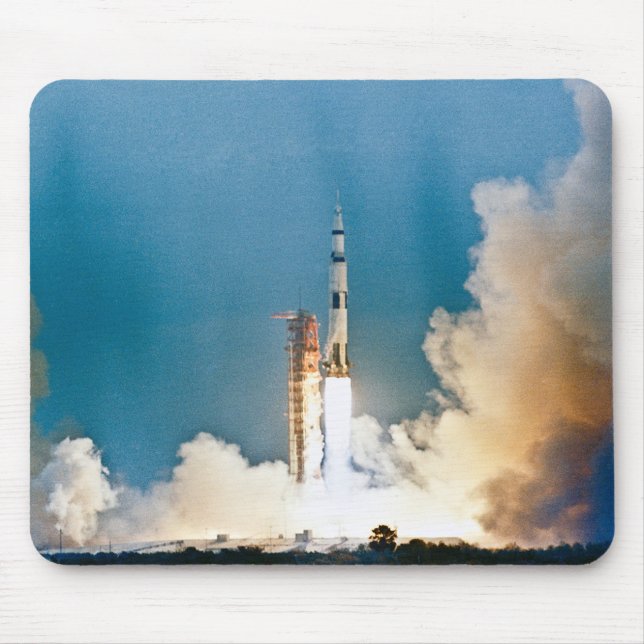 Saturn V Apollo Launch Mouse Mat (Front)