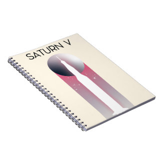 Saturn V Apollo Space Art Notebook