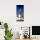 Saturn V Launch Moon Mission Poster (Home Office)