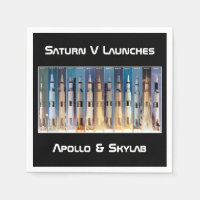 Saturn V Moon Rocket Launches