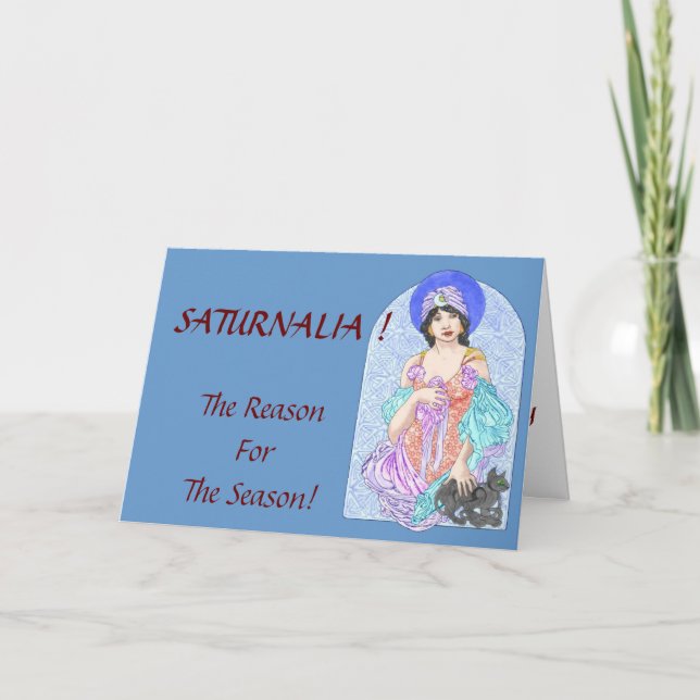 Saturnalia Season Holiday Card (Front)