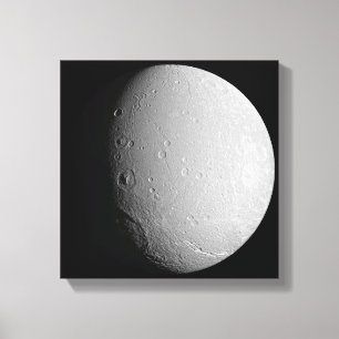 Saturn's moon Dione 2 Canvas Print