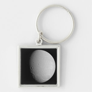 Saturn's moon Dione 2 Key Ring