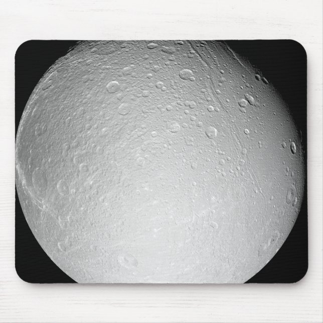 Saturn's moon Dione Mouse Mat (Front)
