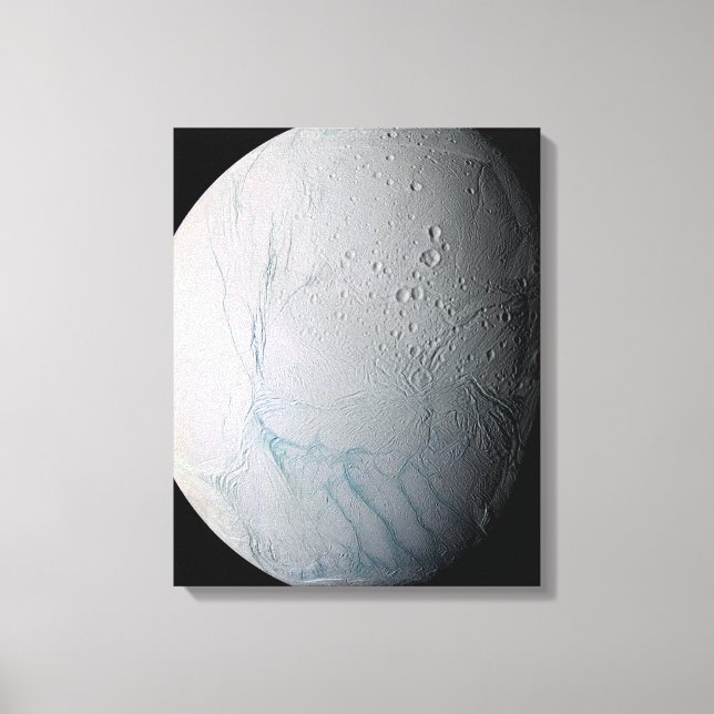 Saturn's moon Enceladus 2 Canvas Print (Front)