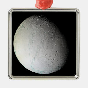 Saturn's moon Enceladus 3 Metal Tree Decoration
