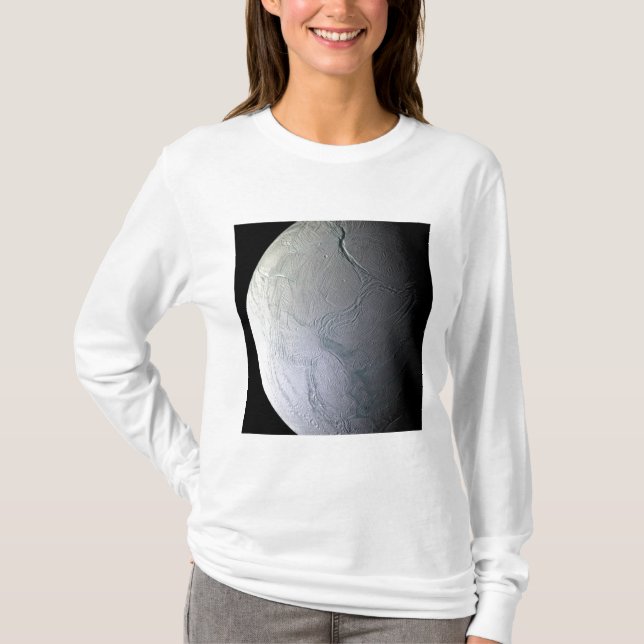 Saturn's moon Enceladus T-Shirt (Front)