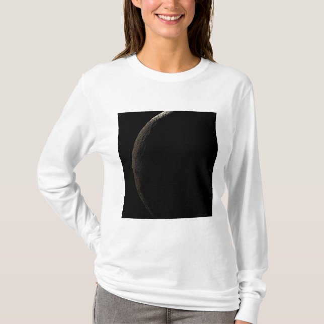 Saturn's moon Iapetus T-Shirt (Front)