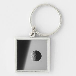 Saturn's moon Mimas Key Ring