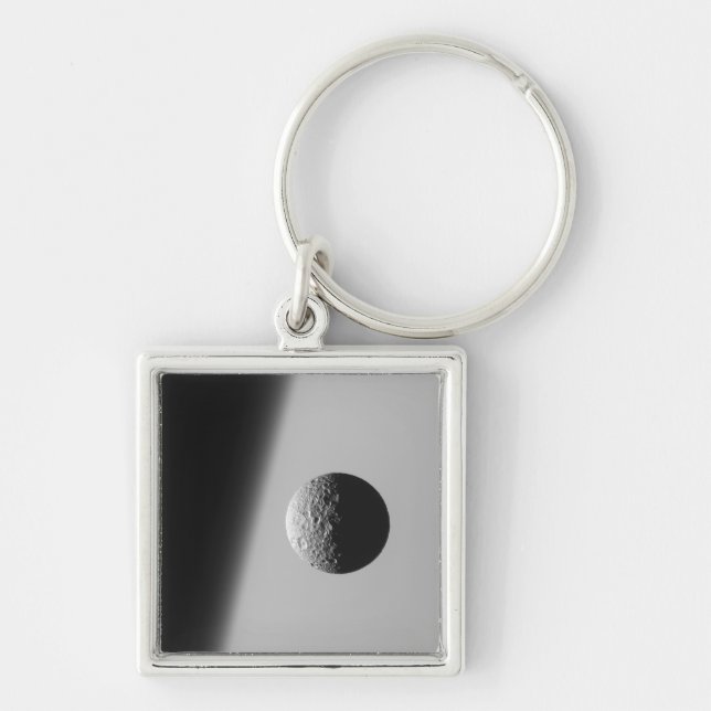 Saturn's moon Mimas Key Ring (Front)