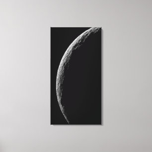 Saturn's moon Tethys Canvas Print