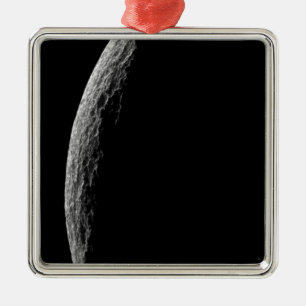 Saturn's moon Tethys Metal Tree Decoration
