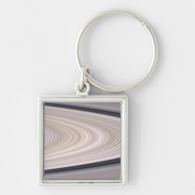 Saturn's ring system key ring (Front)