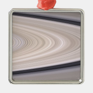 Saturn's ring system metal tree decoration