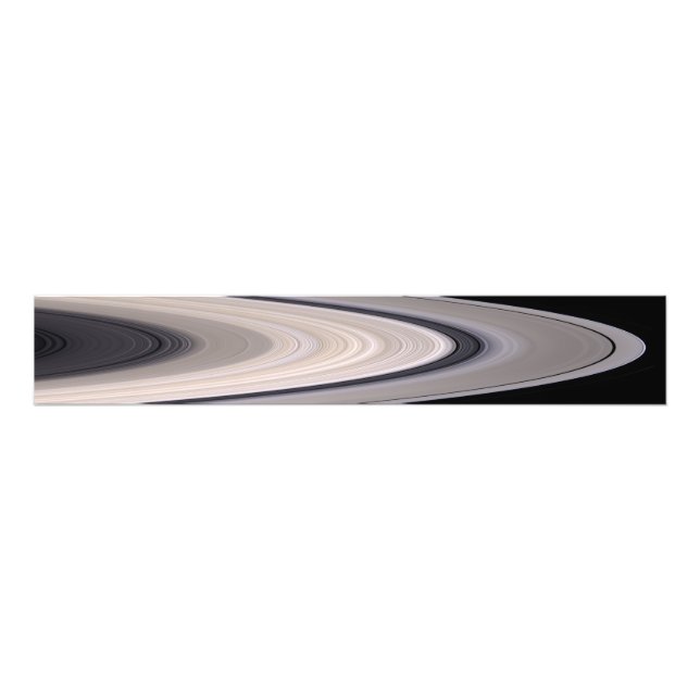 Saturn's ring system photo print (Front)