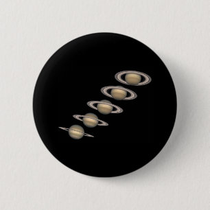 Saturn's Rings 6 Cm Round Badge