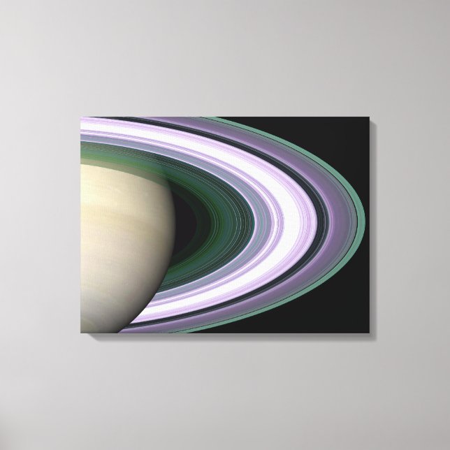 Saturn's Rings Canvas Print (Front)