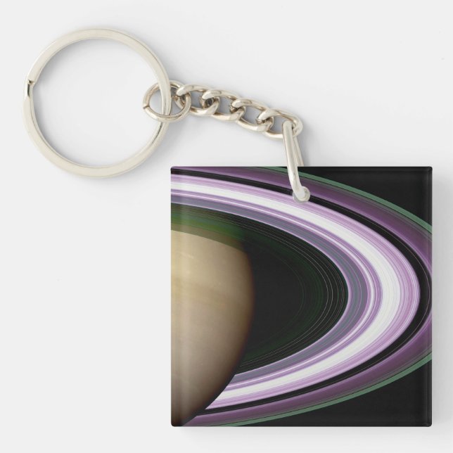 Saturn's Rings Key Ring (Front)