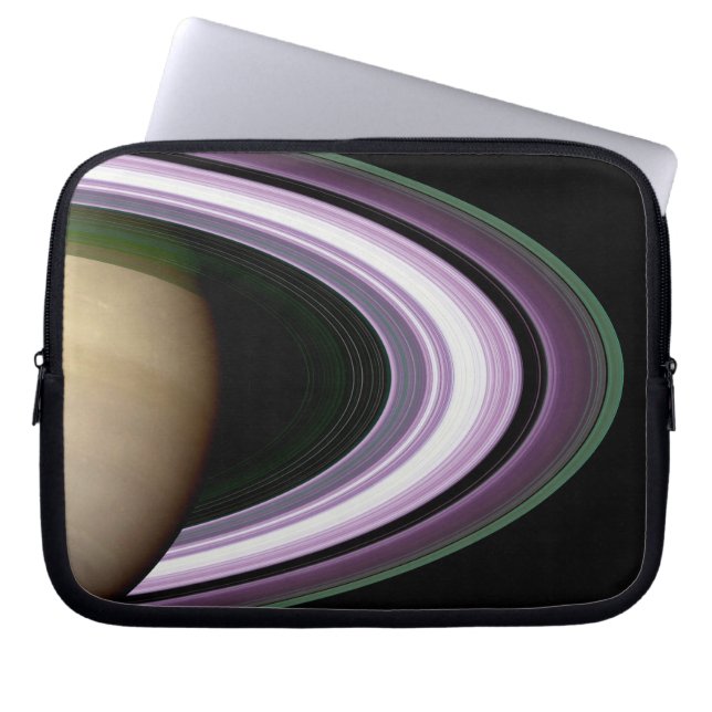 Saturn's Rings Laptop Sleeve (Front)