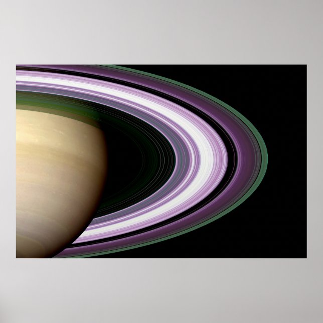 Saturn's Rings Poster (Front)